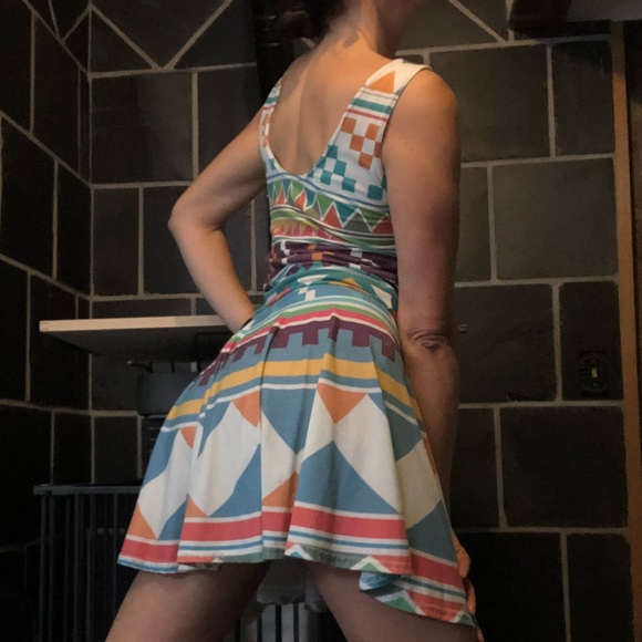 Hipster llama summer dress - Picture 3 of 6